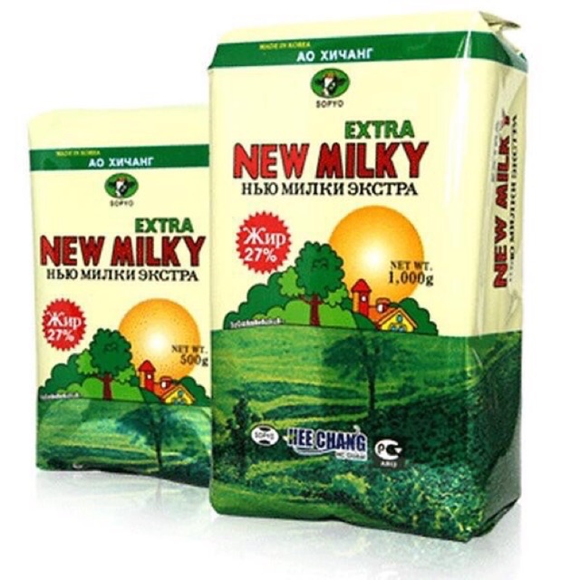 Sữa béo Nga 1000g