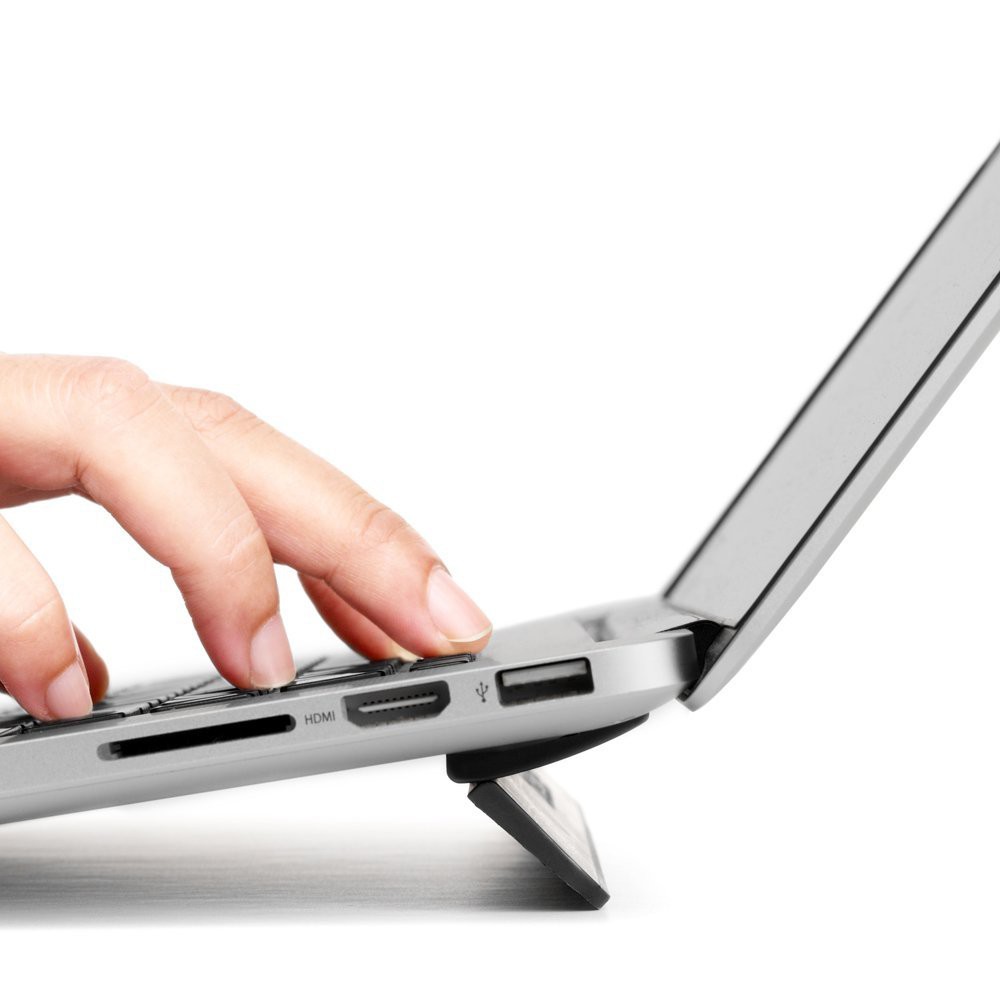 ❤️ KickFlip Đế Tản Nhiệt Laptop, Macbook ❤️ Siêu Mỏng Dạng Dán & Gập Dưới Lưng Máy