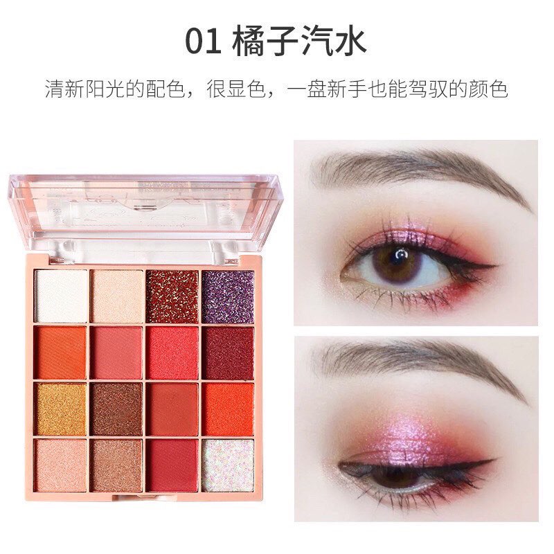 [HCM]phấn mắt 16 ô lameila chất phấn mịn bám lâu[HOT]