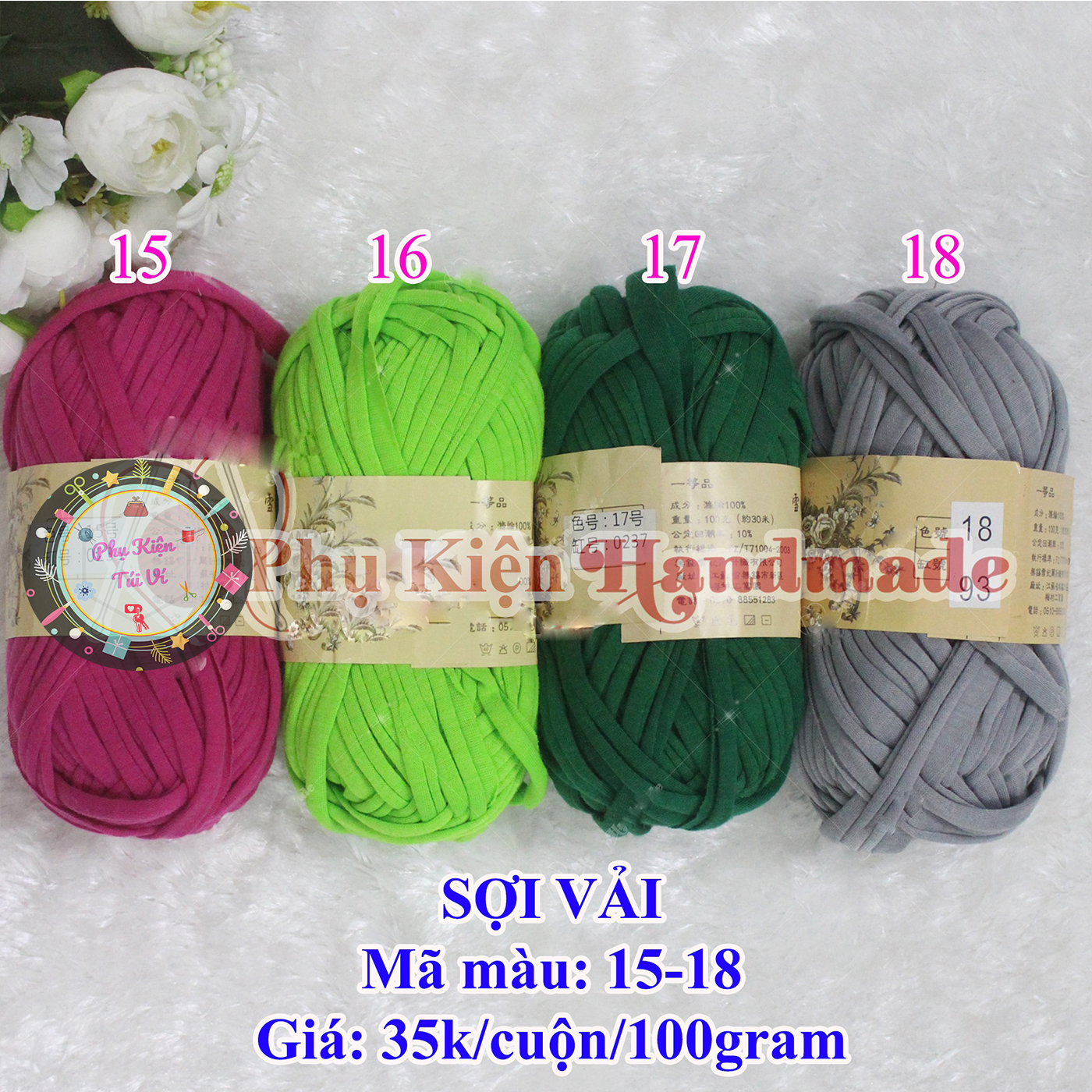 Sợi Vải (35K/cuộn/100gram)
