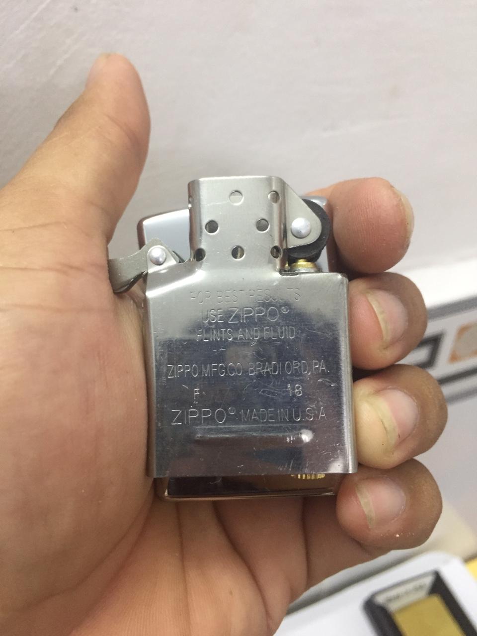 [HCM]Bật Lửa Zippo USA Mạ Chrome Cao Cấp