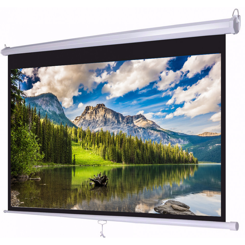 [HCM]Màn chiếu điện APOLO 150 inch (Trắng)