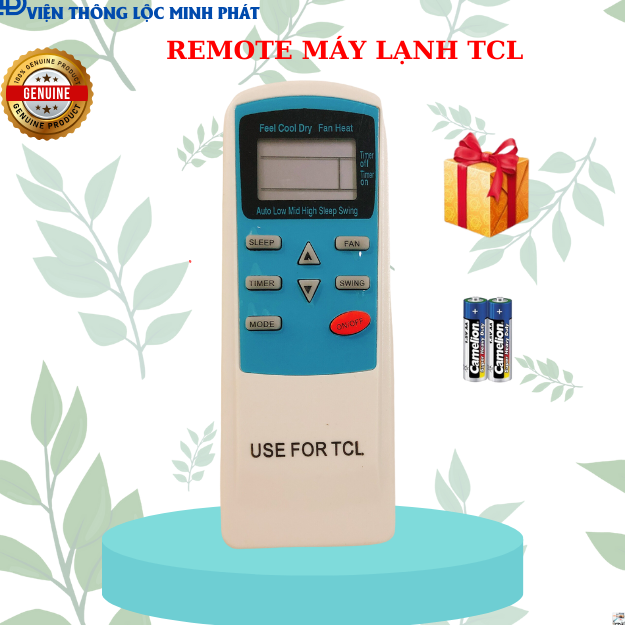 Remote máy lạnh tcl 9000btu - điều khiển điiều hòa tcl -tặng kèm pin