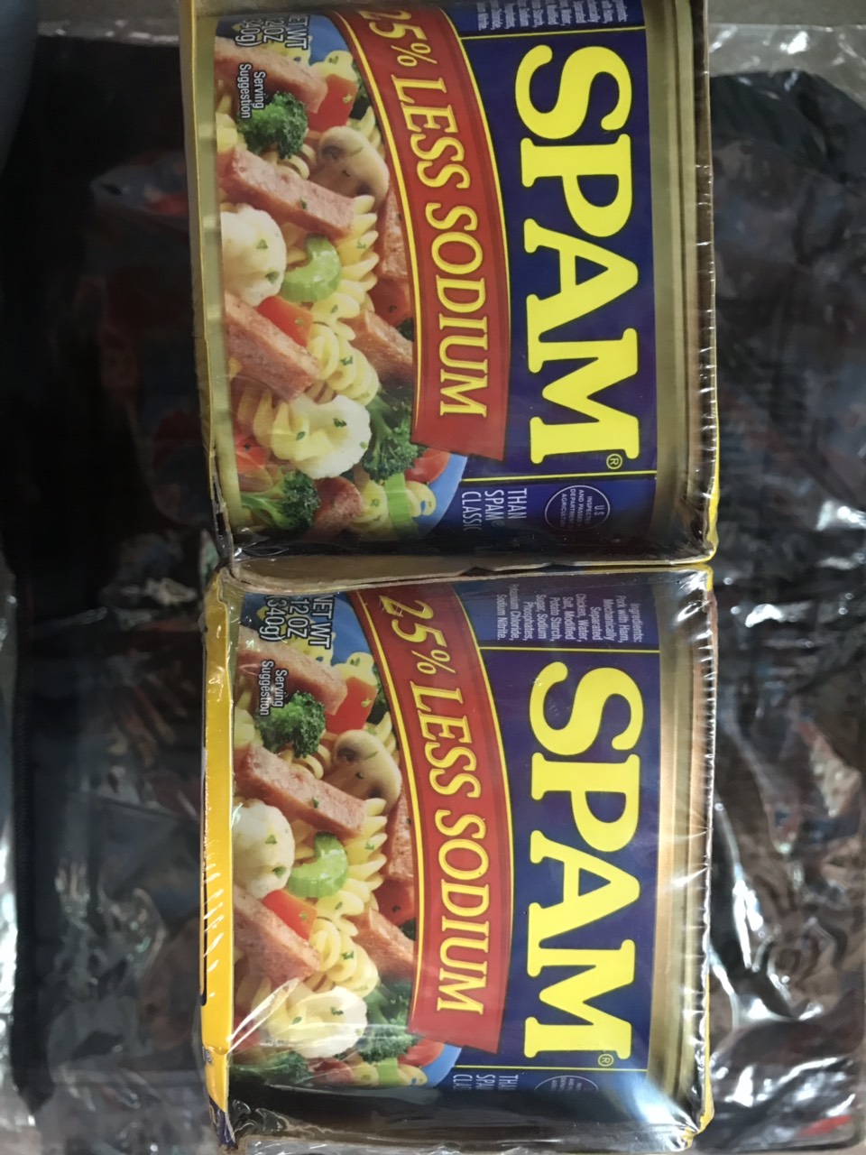 THỊT HỘP GLORIOUS SPAM 25% LESS SODIUM