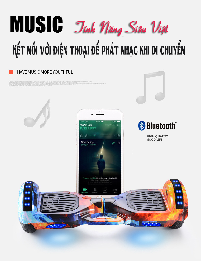xe điện cân bằng smart new