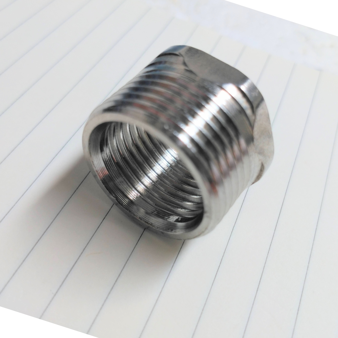 Cà rá, đầu nối chuyển ren trong ngoài phi 27-21 ( Ø27- Ø21, DN20 - DN15, 3/4'' - 1/2'', bushing, reducer )