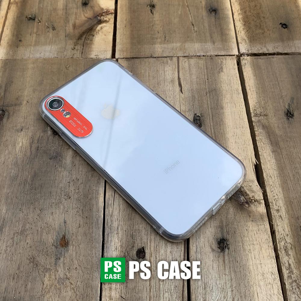 Ốp lưng bảo vệ camera dành cho iPhone XR - màu đỏ - PS Case Phân Phối