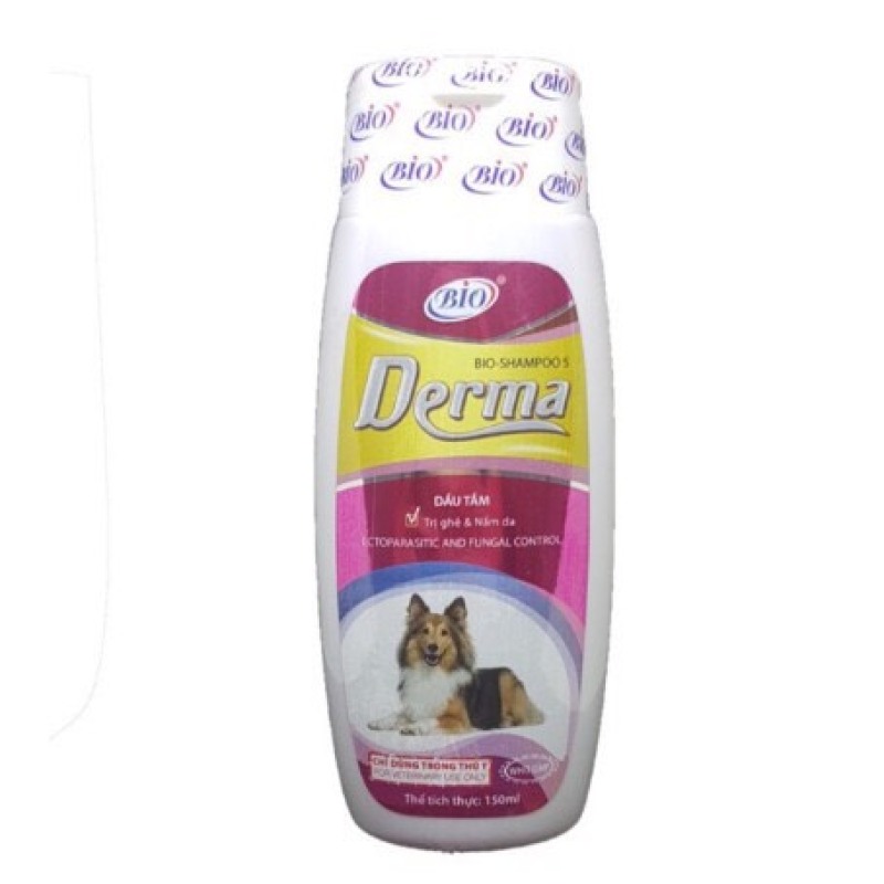 Sữa tắm cao cấp cho chó mèo bị ghẻ và nấm da - bio 150ml