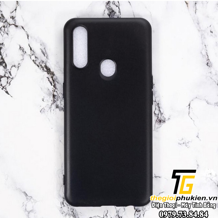 Ốp lưng OPPO A31 2020 silicon dẻo màu đen, không ố vàng