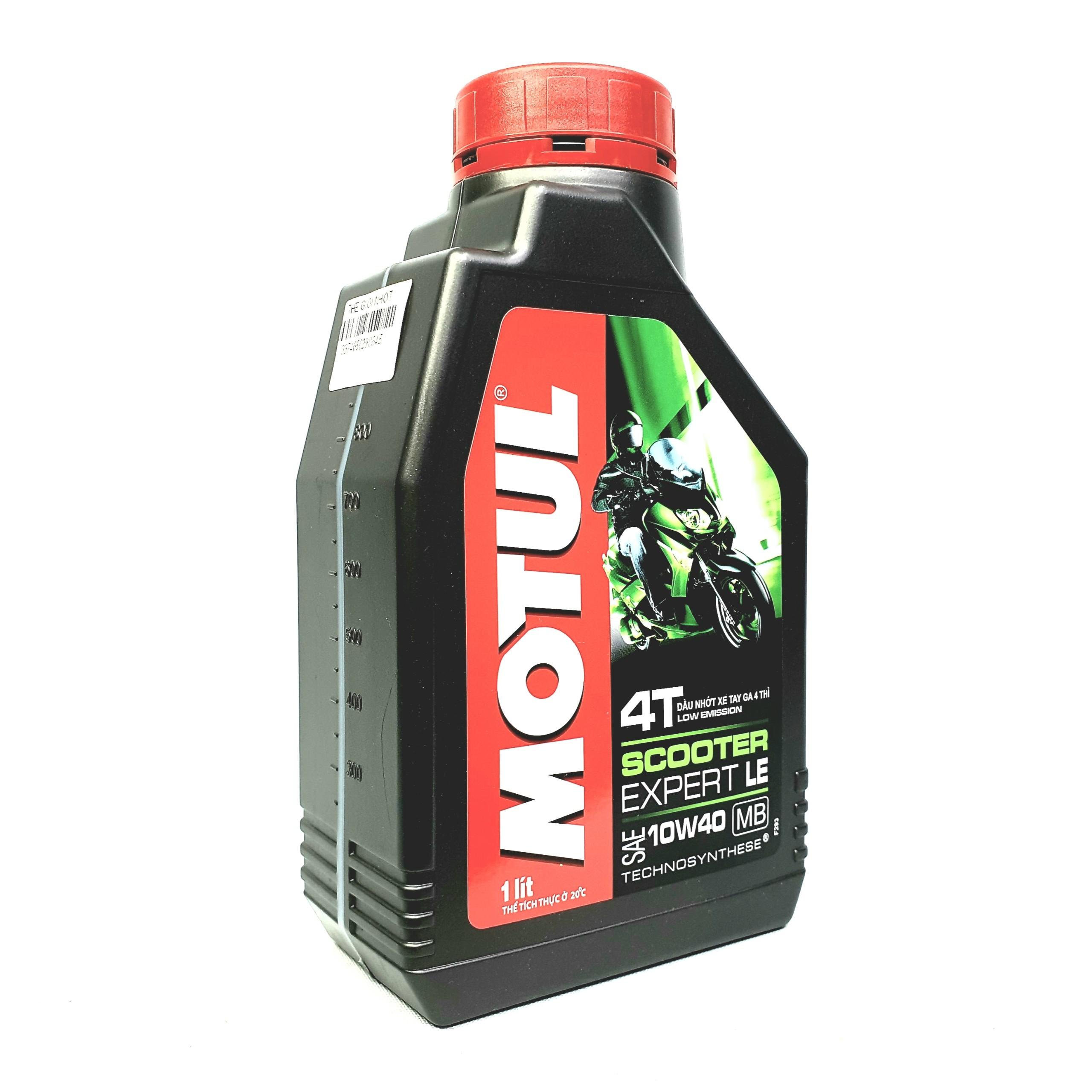 [HCM]MOTUL 4T SCOOTER EXPERT LE 10W40 1L Nhớt bán tổng hợp