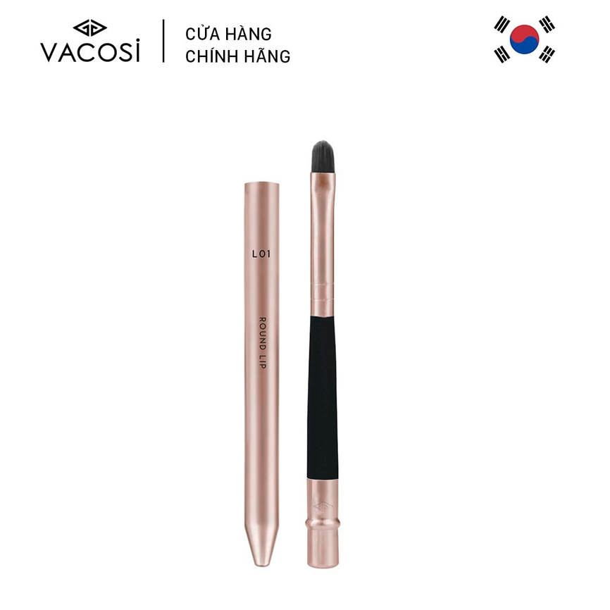 Vacosi Cọ Môi Lông Dài Round Lip Brush L01