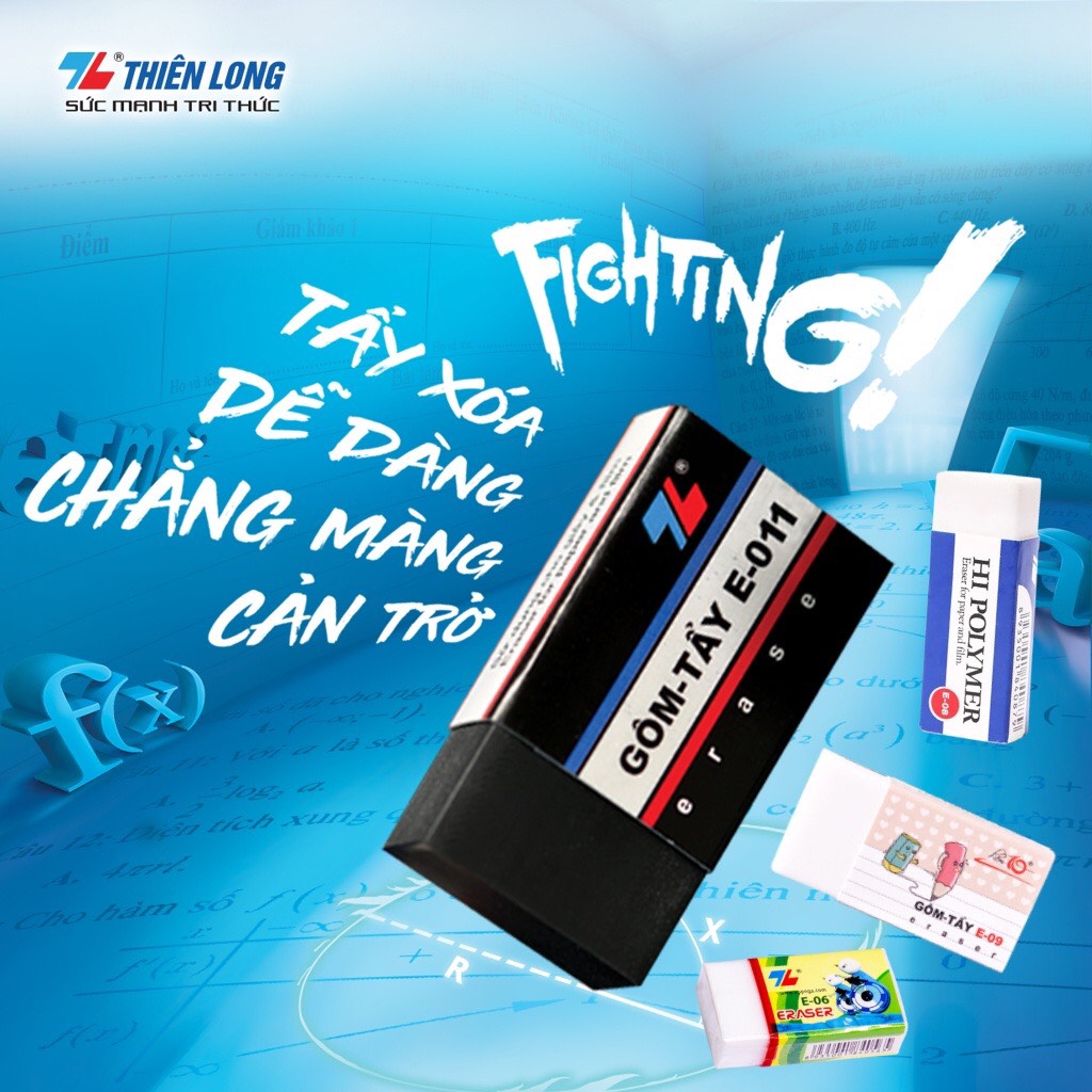 Gôm tẩy xoá chì Thiên Long