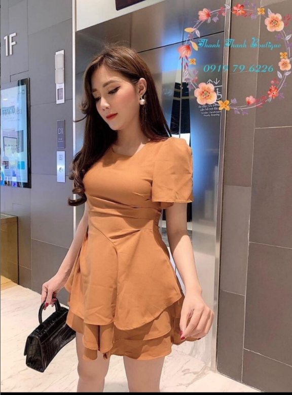 Sét bộ đi tiêc đi chơi tay ngắn dễ thương