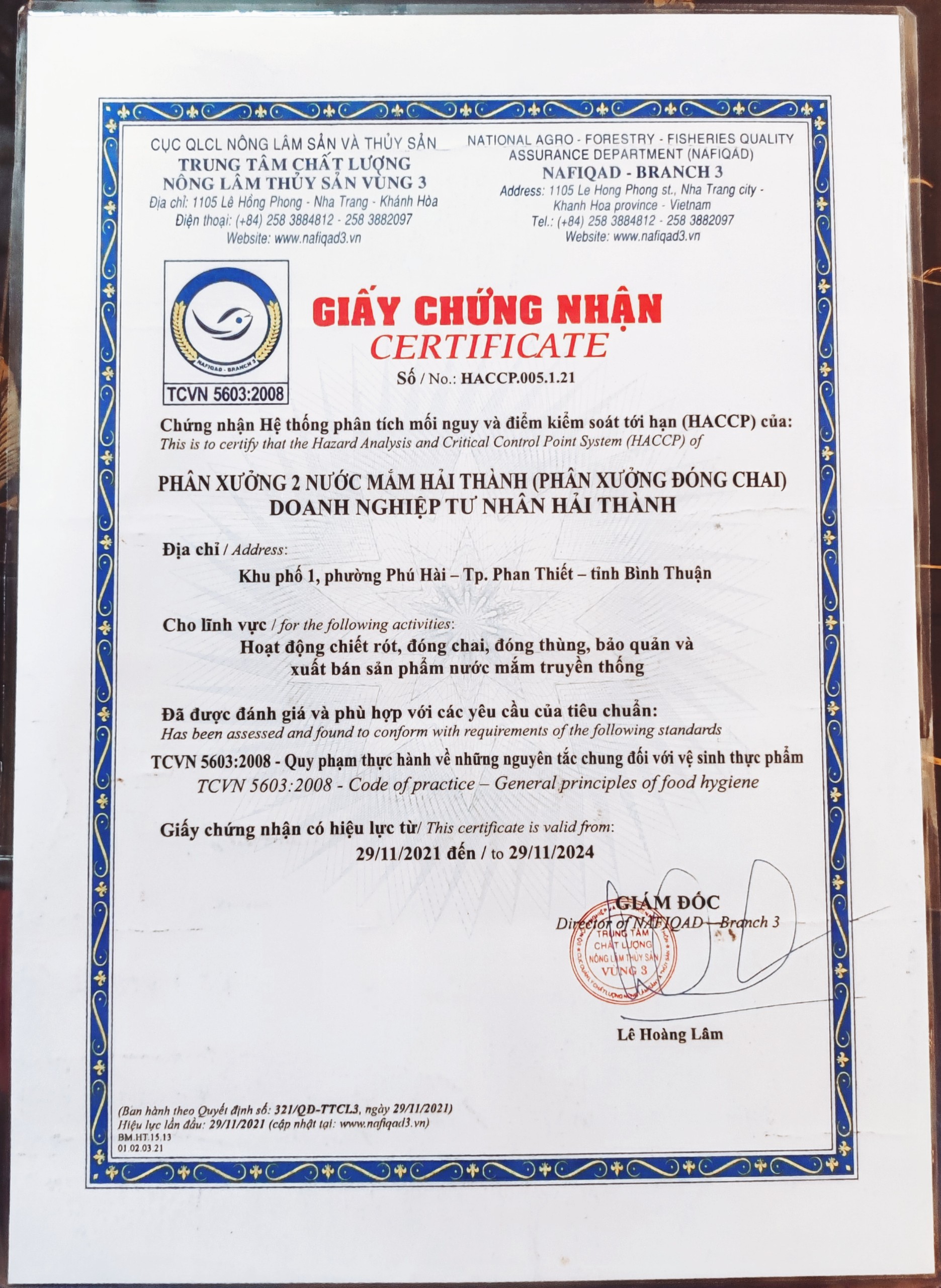 [Hộp 6 CHAI 35A]Nước mắm truyền thống Hải Thành Phan Thiết