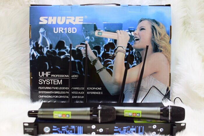 [Trả góp 0%]MICRO SHURE UR-18D CHỐNG GẦM