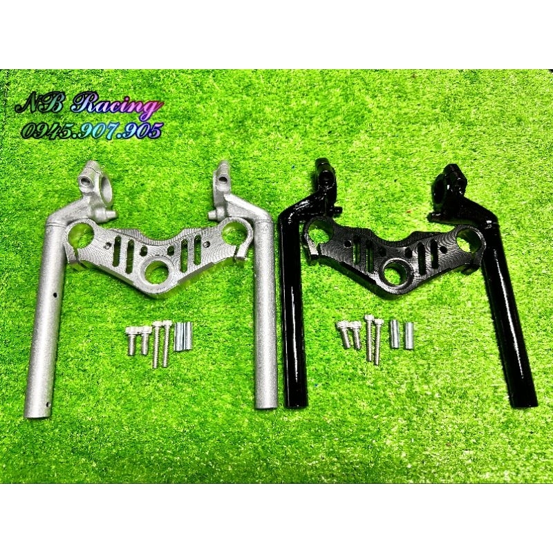 Combo Ghi Đông Nova Chảng 3 CNC Cho Satria Raider Sonic