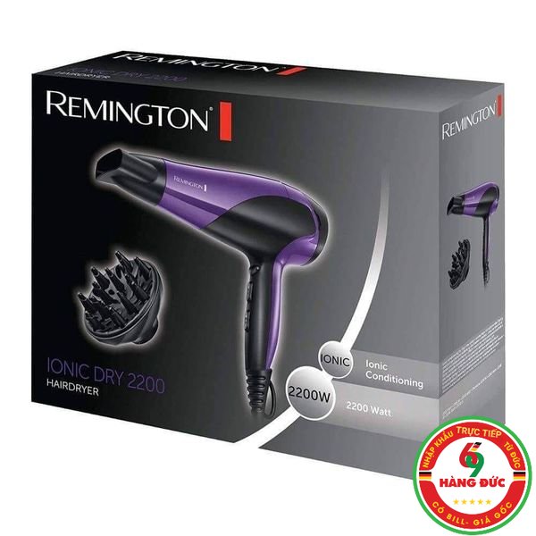 Sấy tóc Remington Ionic Dry D3190 2200W màu tím - HANGDUC69