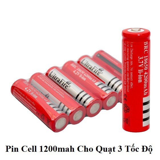 Pin Sạc Tích Điện Quạt Mini 3 Tốc Độ ( Màu Ngẫu Nhiên)