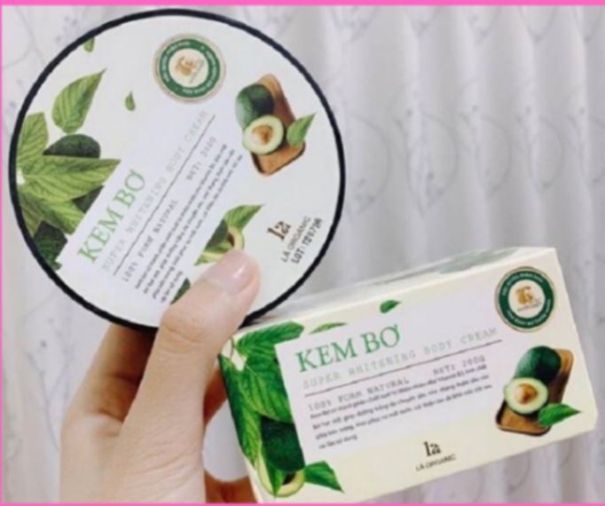 Kem Body Bơ Lá Organic