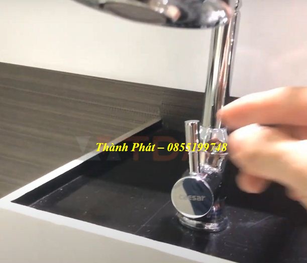 [CHÍNH HÃNG] Vòi Bếp Lạnh, cần mềm CAESAR K025C Gắn Chậu, vòi rửa chén bát