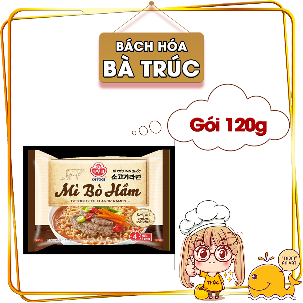 Mì bò hầm Ottogi gói 120g