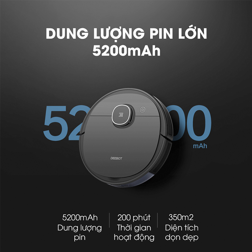 Lọc bụi HEPA robot hút bụi Ecovacs Deebot T5 /T8 /T8 Plus