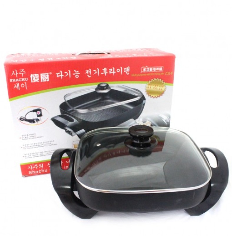 Giá bán Chảo Lẩu Điện Happycall - Chảo Lẩu Điện Đa Năng – Chảo Lẩu Điện Mini – Chảo Lẩu Nướng Điện – Chảo Lẩu Điện Đa Năng 5 Trong 1 Nướng, Lẩu, Chiên, Xào, Rán – Đồ Gia Dụng Nhỏ - Đồ Gia Dụng Nhà Bếp – Nồi Lẩu Điện