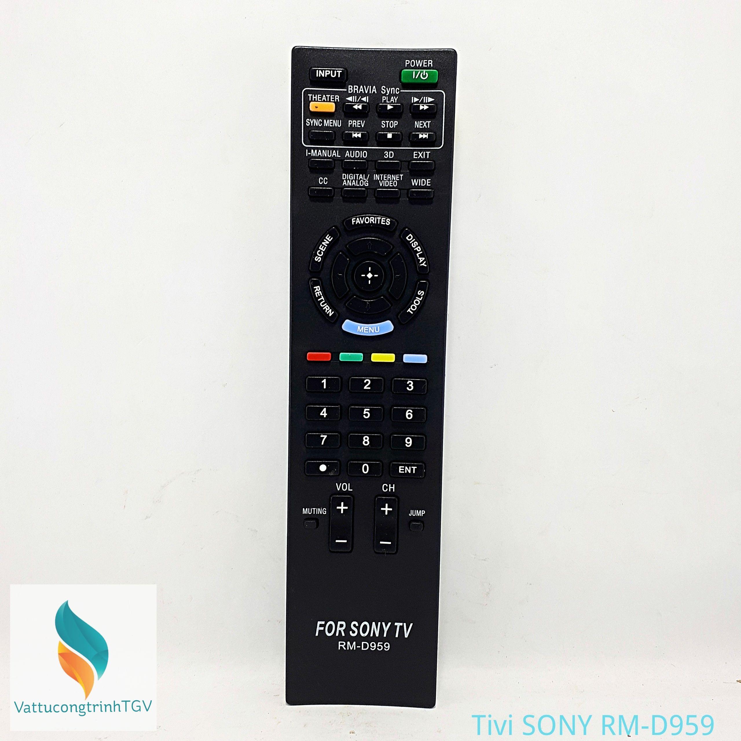 Điều khiển thay thế cho tivi sony rm-d959