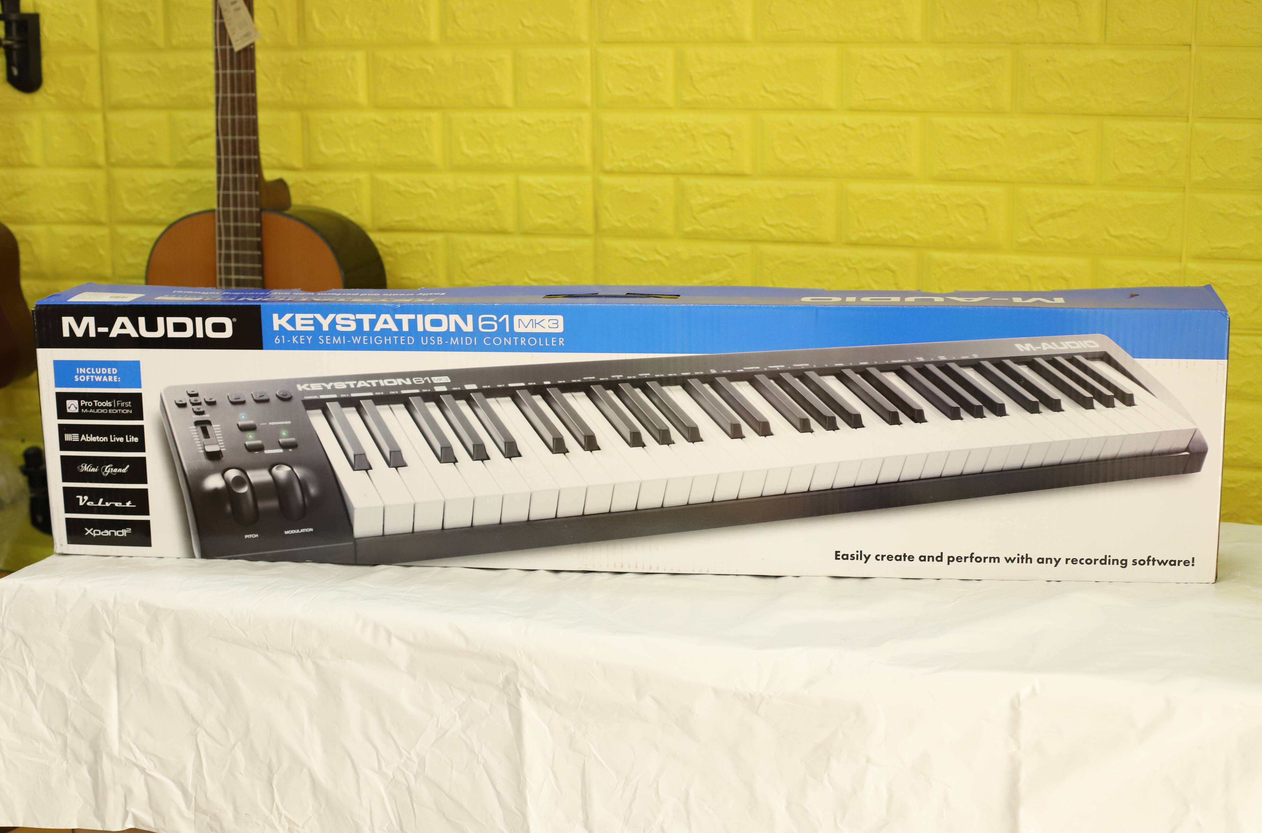Đàn midi controller m-audio keystation 61 ii