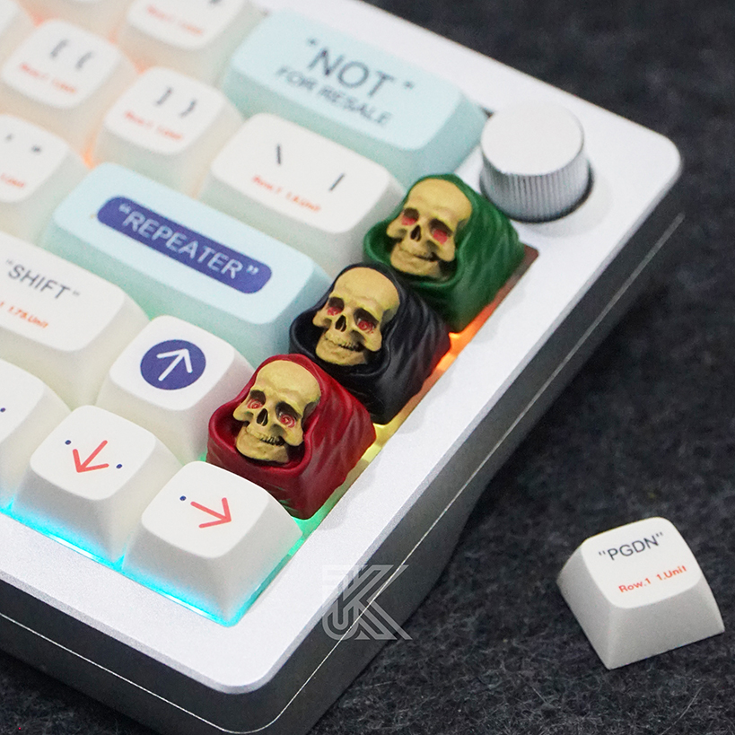 Keycap Đầu Lâu 2 - Keycap Artisan Đầu Lâu Chất