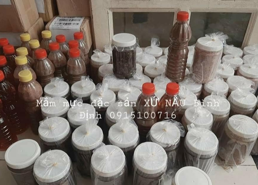 [HCM]COMBO 1HỦ MẮM MỰC 500gr+1CHAI MẮM NÊM 450ml