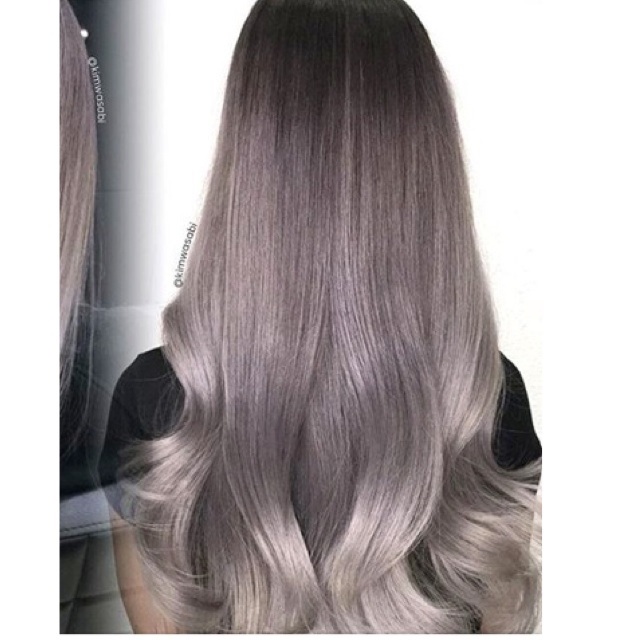 Kem Nhuộm Tóc Tại Nhà Màu Xám Khói 8.11 Light Ash Blonde Hair Color Cream