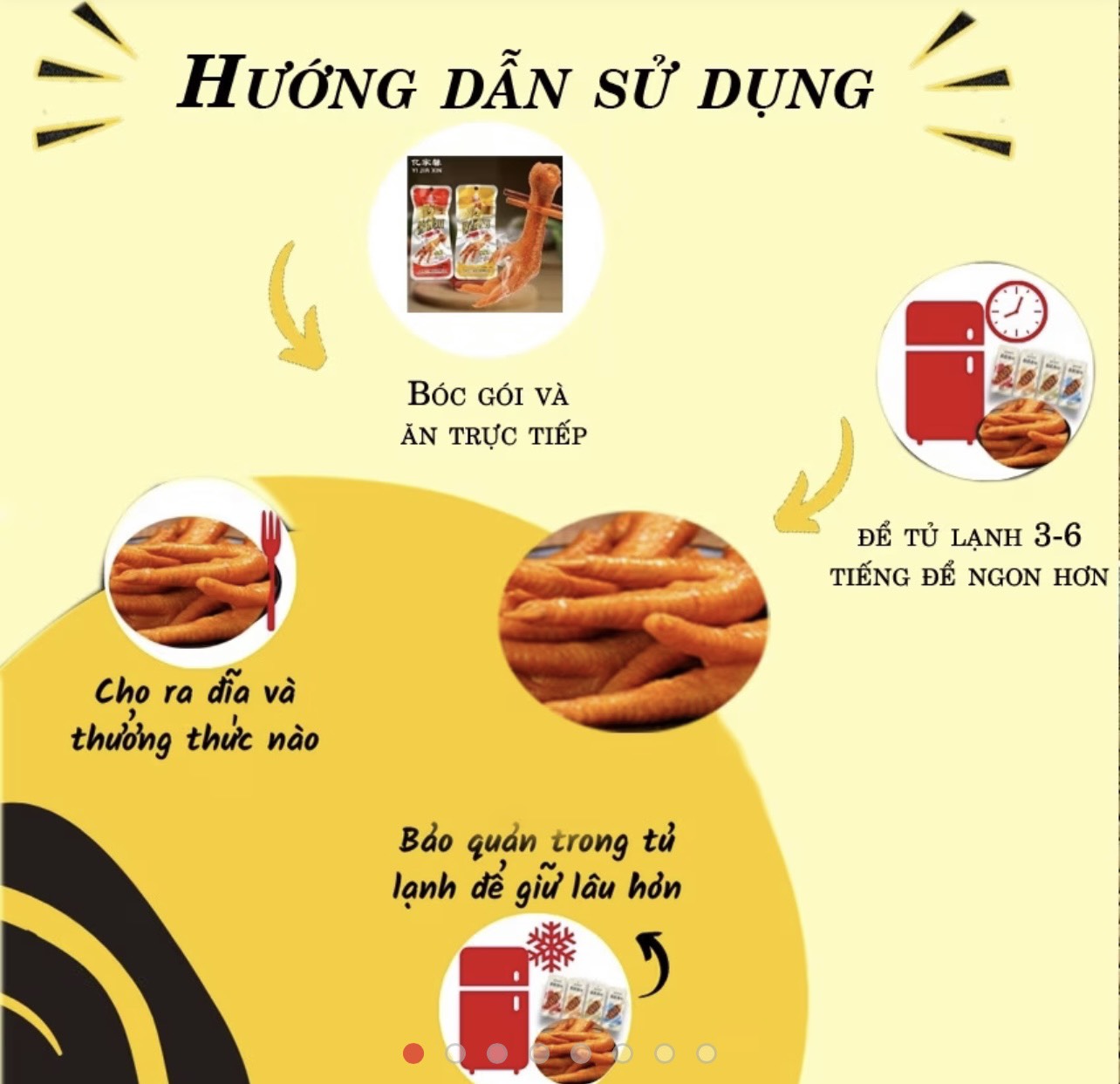 chân gà cay Tứ Xuyên combo 20 chiếc