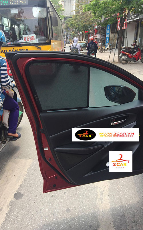 [Rèm Loại 1] Rèm che nắng nam châm xe Mazda 2 sedan