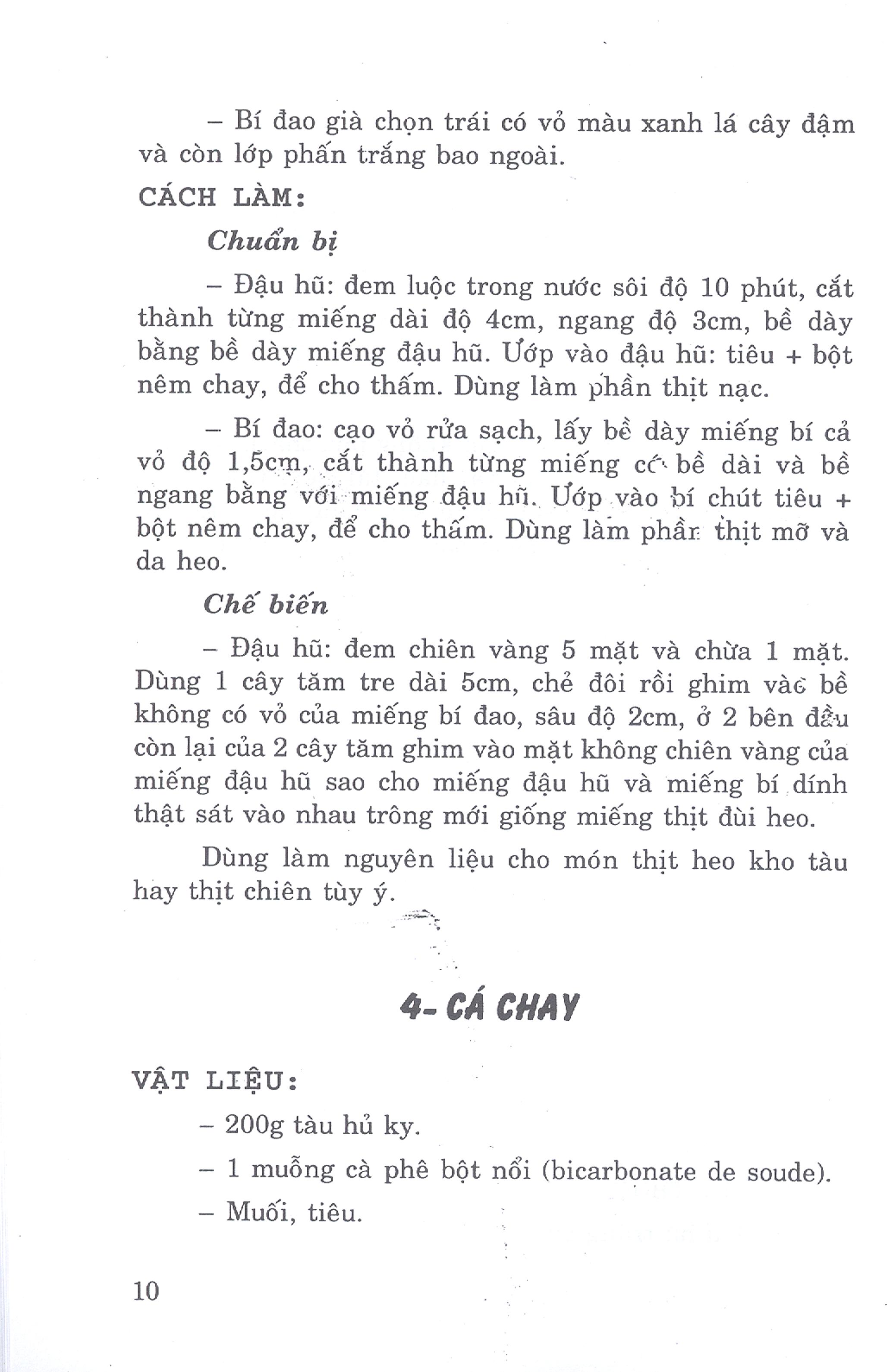 Kỹ Thuật Chế Biến Món Chay