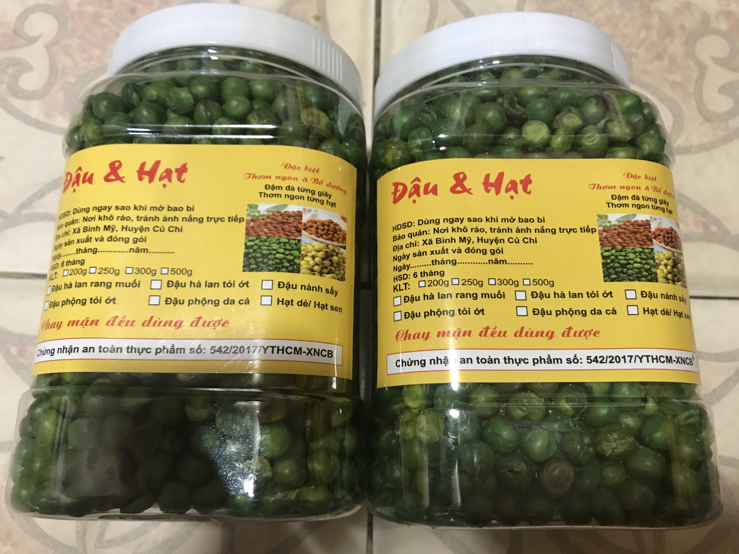 ĐẬU HÀ LAN RANG MUỐI - 1KG