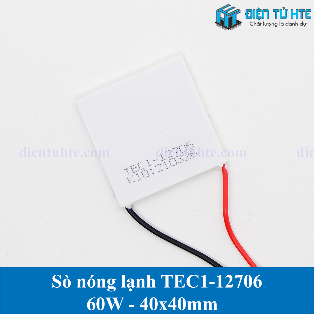 Sò nóng lạnh tec1-12706 60w 40x40mm