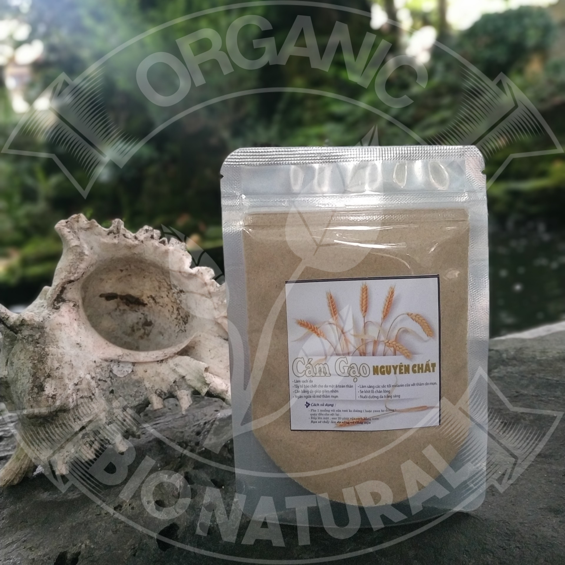 [HCM][BIONATURALVN] Bột đắp mặt Cám Gạo Nguyên Chất HANDMADE 50gr