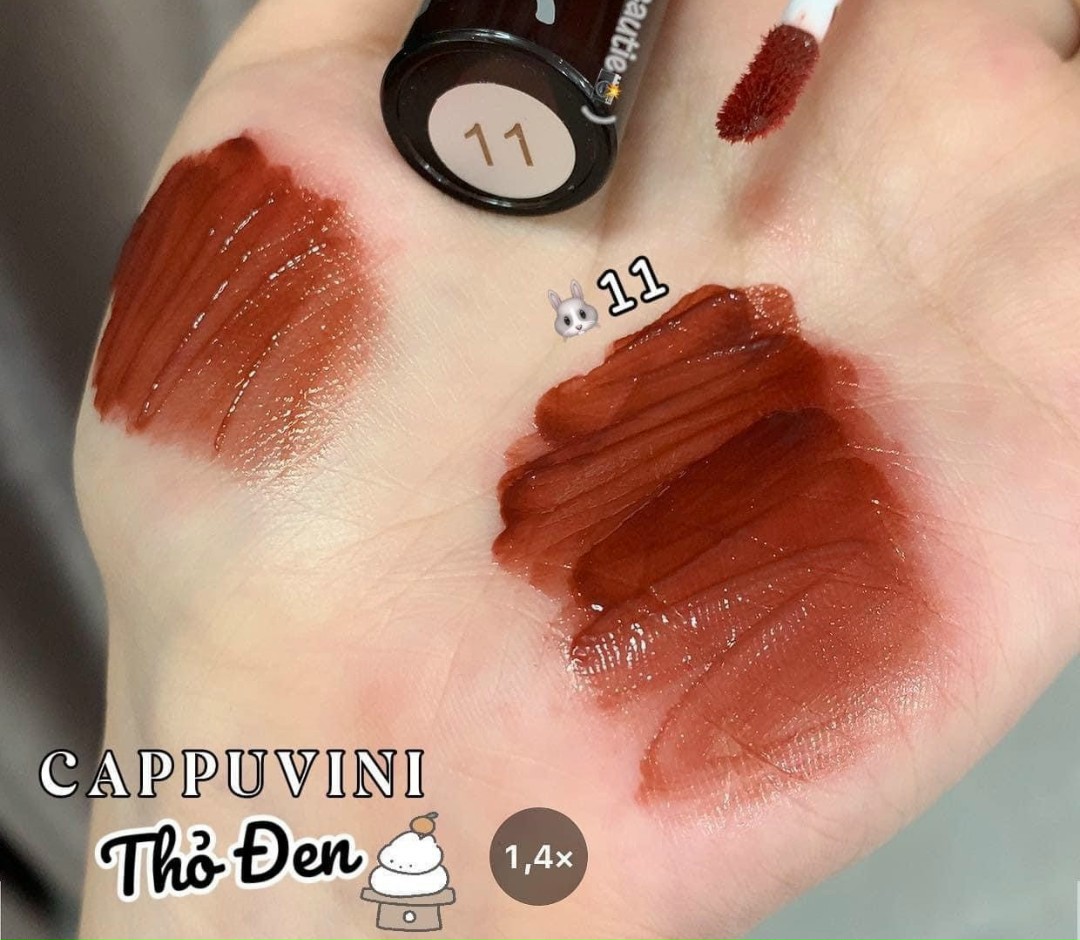 son thỏ đen cappuvini số 10siêu lì
