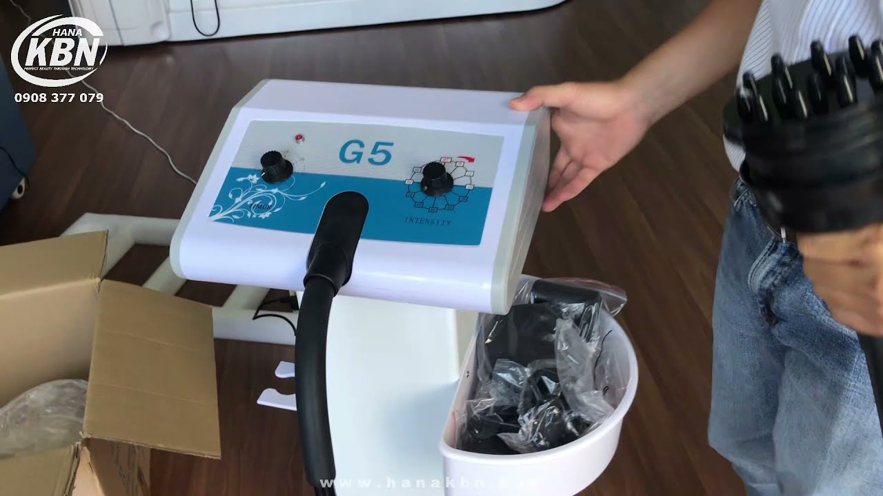Máy đầm rung giảm béo G5, máy đánh tan mỡ bụng cho spa (Hàng sẵn, Ảnh thật, Bảo hành 6 tháng, Có HDSD)
