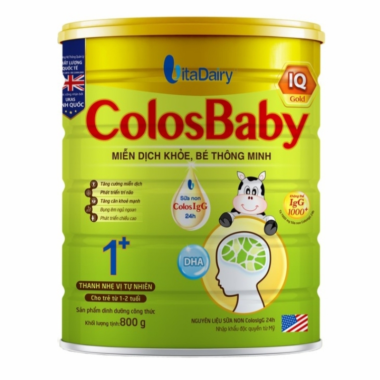 [TRỢ GIÁ] Sữa bột ColosBaby IQ 1+ 800g - Cam kết chính hãng, Date mới