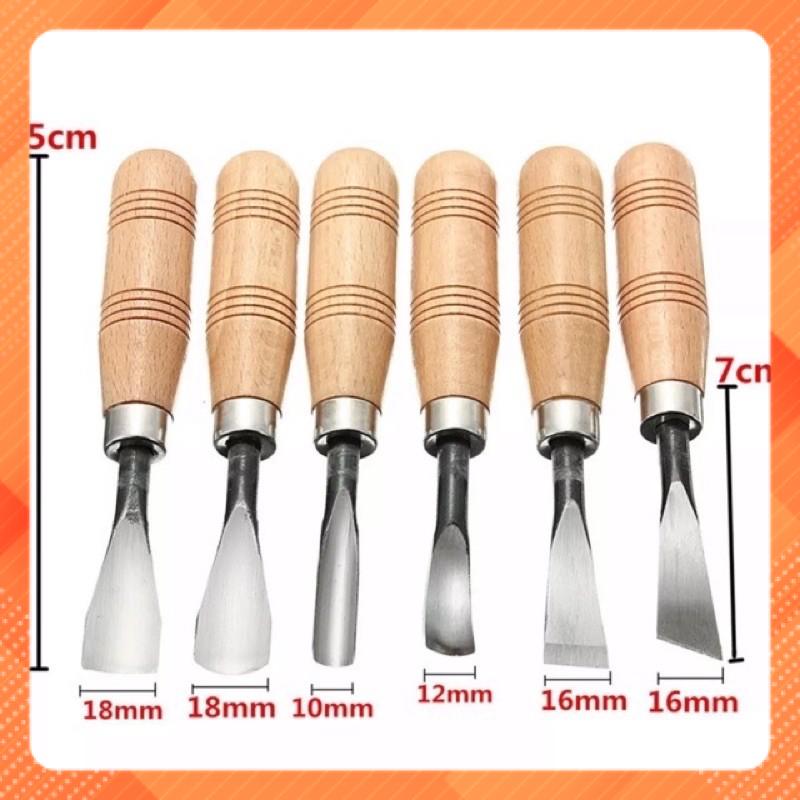 [Chính hãng] BỘ ĐỤC CÂY CẢNH,GỖ MỸ NGHỆ 6 MÓN