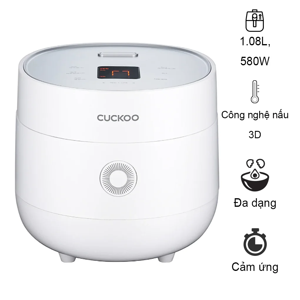 Electronic rice cooker cuckoo cr-0675f 1,08 liter genuine goods warranty 2 years, electronic rice cooker cuckoo easy use rice cooking delicious fast nine-safety Mart official