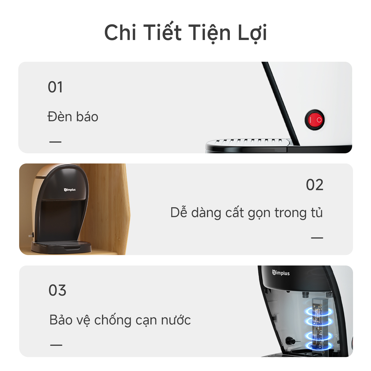 [New Arrival] Simplus Máy Pha Cà Phê Máy Pha Cà Phê Đa Năng Mỹ Có thể Dùng Để Pha Cà Phê Và Trà Thiết Kế Nhỏ Gọn Dung Tích Bình Chứa Nước 250ml KFJH018 - Bảo hành 1 năm 1 đổi 1