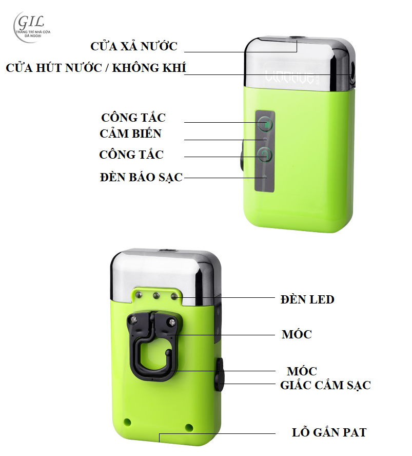 máy bơm nước rửa tay câu cá - máy tạo oxy