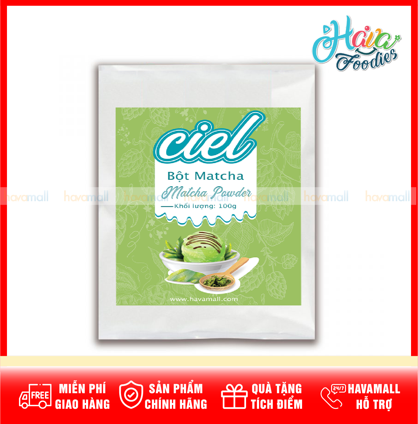 Bột matcha ciel 10g – match powder