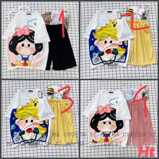 [FREESHIP]SET HOÀNG TỬ VÀ CÔNG CHÚA KÈM QUẦN ĐÙI