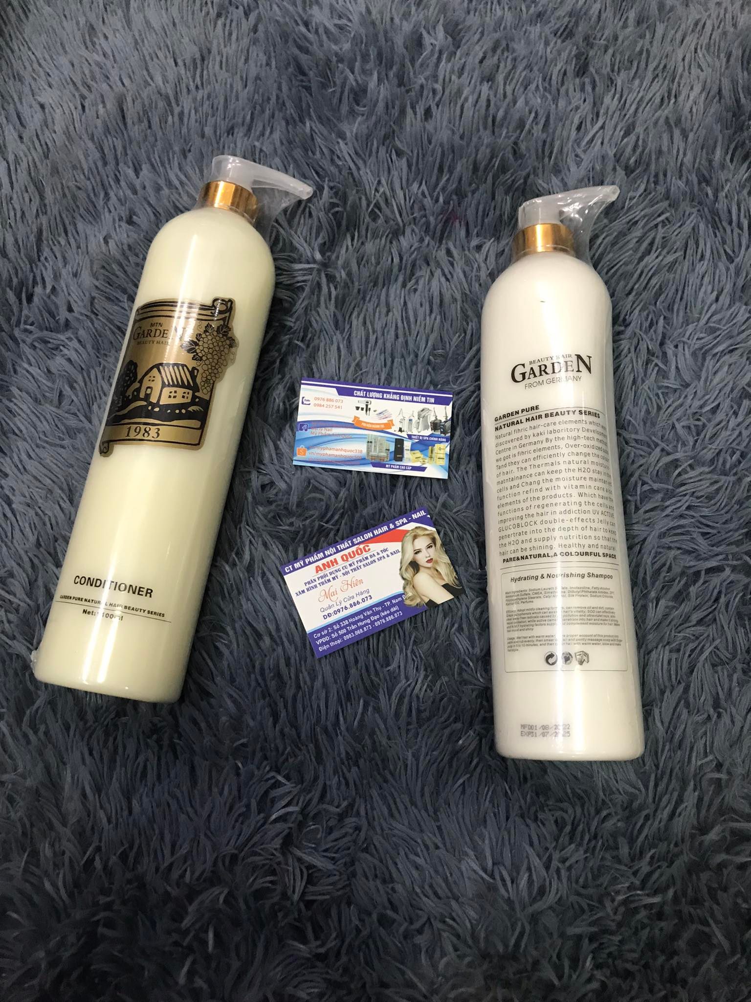 Bộ dầu gội và dầu xả Garden