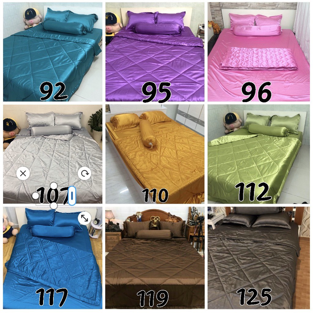 Drap Giường Ga Giường Lẻ Phi Lụa Lan Pham Bedding Mát Mịn - Vàng Đồng