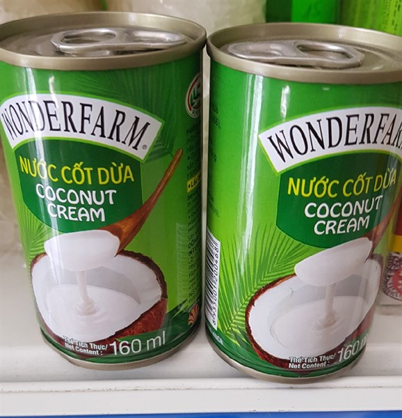 Nước Cốt Dừa WonderFarm lon 160ml- A018
